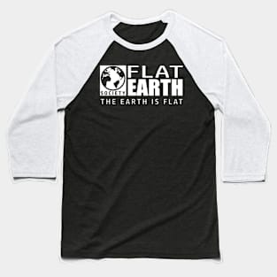 Flat Earth Society - Flat Earth Baseball T-Shirt